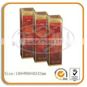 High Quality Square Wine Tin Box thumbnail-1