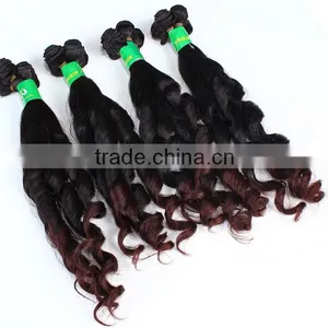 Hot China Factory SPRIAL CURL 3 Bundles Red Brazilian Hair Weave thumbnail-3