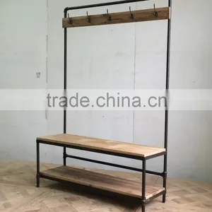 Industrial Vintaged Furniture Rustic Solid Wood Furniture thumbnail-2