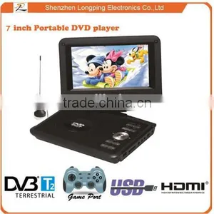 2016 Cheapest Price 7 Inch Lcd Screen Rechargable Portable Dvd Player thumbnail-1