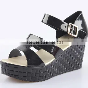Newest Design 2016 Summer Pvc Upper Jelly Sandals Dress Shoes Orange Sandals From Chictrend Melissa Sandals thumbnail-4