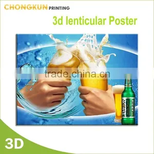 3d Hot Beer Advertising Lenticular Poster thumbnail-2