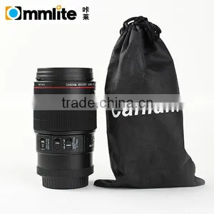 Black Micro Camera Stainless Steel Mug Lens Cup for Canon 10MM thumbnail-1