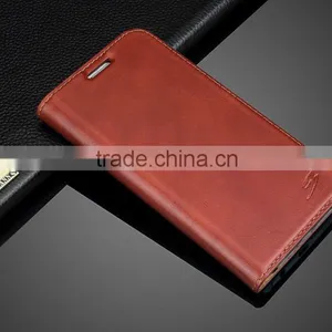 SSZ Luxury Oil Wax Grain Leather Case for Samsung Galaxy s7 Wallet Holder Case With Card Slot for s7 thumbnail-1