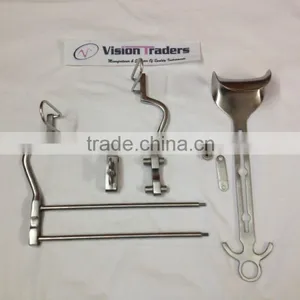 Balfour Abdominal Retractor Set Stainless Steel CE ,ISO Standard , 18cm Spread With Center Blade All Sizes of Blades Available thumbnail-4