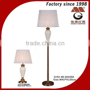 Gold Metal Standing Lamp thumbnail-1