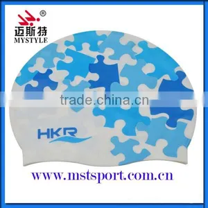 Cheap Waterproof Silicone Custom Swim Caps thumbnail-5