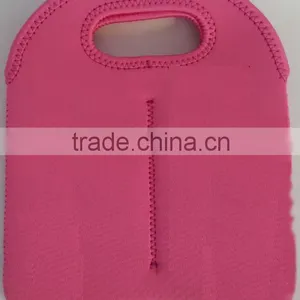 OEM Neoprene Double Wine Bottles Sleeve Holder thumbnail-2