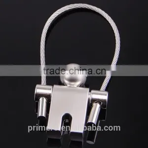 Boy Skipping Rope Key Chain Aircraft Cable Keychain Wire Key Ring Stianless Steel Keyring thumbnail-4