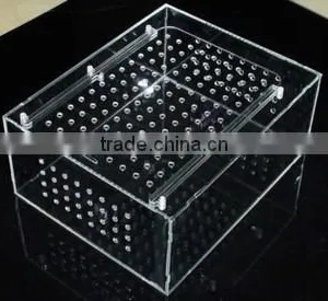 GH-RZ114 Shenzhen Guihe Acrylic Clear Transparent Bird Box thumbnail-1