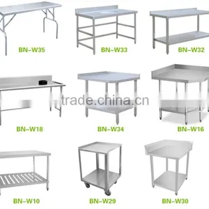 Restaurant Equipment Stainless Steel Work Table/Stainless Steel Preparation Work Table thumbnail-2