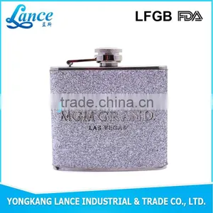 Beautiful Color Hip Flask White Wine in Red Bottle With Patch Logo thumbnail-5
