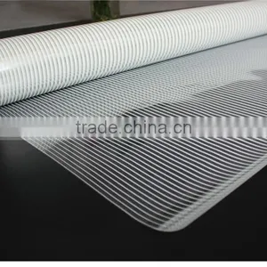 Decorative PET Thin Stripe Gradation Adhesive Film Stained Glass Similar to 3M Window Film thumbnail-1