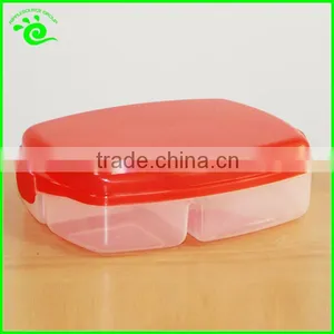 ~ FDA Safe 3-compartment Plastic Bentolunch Box / Food Container for Kid thumbnail-1
