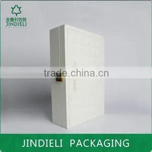 Creative Design Beauty White Leather Cosmetic Box Packaging thumbnail-3