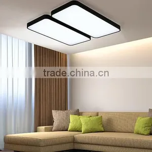 60w+60w Retangular Black Room Light thumbnail-4