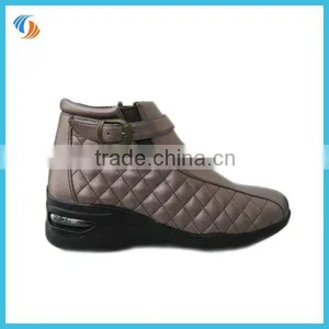 Women Zipper PU Shoes Air Cushioned Shoes thumbnail-1
