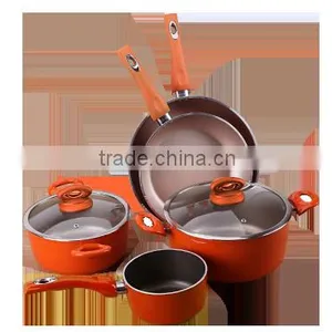 Non Stick Forging Fry Pan & Pot Set Risoto Elmich S-03 Cookware thumbnail-1