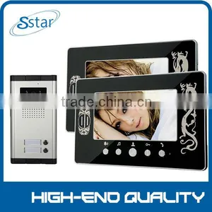 Apartment Wired Video Door Phone Entry 6 Unit & 7" TFT LCD Indoor Monitor & Video Intercom System XSL-V7C-520 Quality Choice thumbnail-1