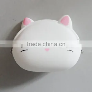 Colorful Silicone Cat Printing Coin Purse Original Design for Promotion thumbnail-2
