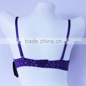 Wholesale Girls Young Ladies Cotton Ahh Bra With Flower Print thumbnail-3
