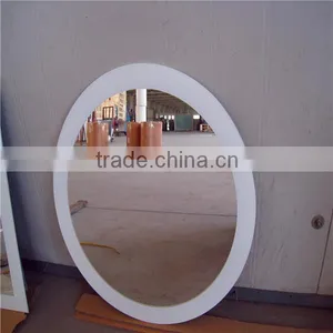 High Quality Factory Sells Round Glass Dining Table With Painted Viny 14mm thumbnail-1