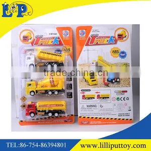 Cartoon Pull Back Mini Engineering Car Toy thumbnail-1