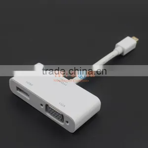 High Quality Mini DisplayPort DP to HDMI VGA Adapter Cable 1080P 4Kx2K For Macbook Mac Air Pro IMac Hotest thumbnail-1