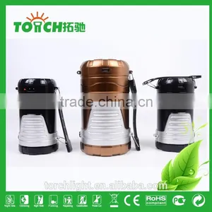 High Power Emergency Solar LED Lantern Light 16+1 Fashion Golden Color and Balck Color With USB for Outdoor Camping Lights thumbnail-6
