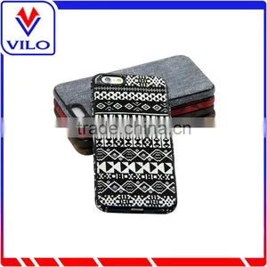 Fashionable Canvas Leather TPU Case thumbnail-2