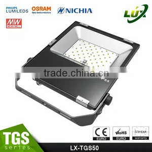 2016 CE Rohs Approved Shenzhen Factory Promotional Price Meanwell Driver Free Lighting Design 50W LED Flood Light Fixture thumbnail-2