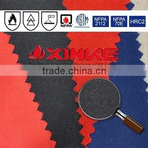 EN11611 EN11612 Woven Twill 100% Percent Flame Retardant Fabric thumbnail-1