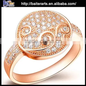 Fashion Men's Titanium Gold Ring ,cheap Gold Ring Designs for Men thumbnail-2