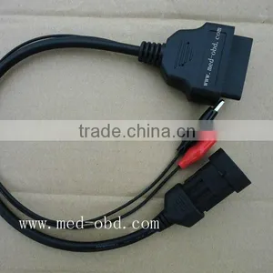 3PIN Fiat 3 Pin Alfa Lancia to OBD2 16Pin Adapter Cable thumbnail-1
