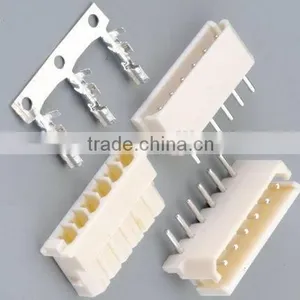 Pitch:2.54mm Wafer Single Row Straight Dip Type White 6 Pin Connector thumbnail-1