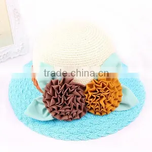100% Madagascar Raffia Strawhats,handmade Knitted Hats Straw Hat for Women JH thumbnail-2