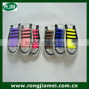 2015 Wholesale Popular no Tie Elastic Lace Lock Shoelace thumbnail-4