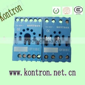 Kontron 10F083BE/113BE 8/11 Round Pin Plug- in Relay Socket thumbnail-1