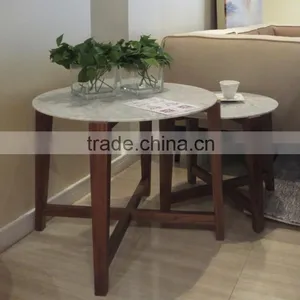 Italian Style Marble Coffee Table (T-85A+B+C) thumbnail-2