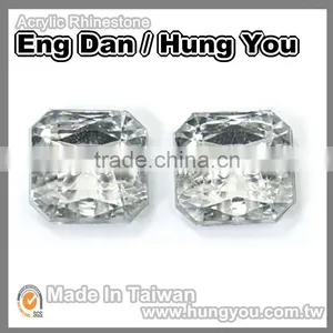 2 Holes Point Back Taiwan Garment Accessories Rhinestone Buttons thumbnail-6