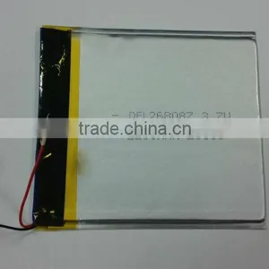 3.7v Rechargeable Ultra Thin Lithium-ion Polymer Battery thumbnail-1