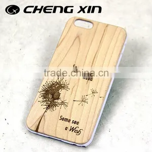 4.7 Inch Mobile Phone Wood Cover Case Wooden Phone Shell for Iphone 6 thumbnail-2