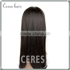 Long Silky Straight Mongolian Hair Kosher Wig Natural Hair Wig at Cheap Price thumbnail-1