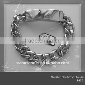 B150 Stainless Steel Bracelet Jaguar Key Chain thumbnail-1
