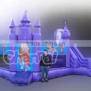 Cheap Purple Color Bouncy Castle Slide Prices, Inflatable Inflatable Combo Bouncers for Sale thumbnail-2