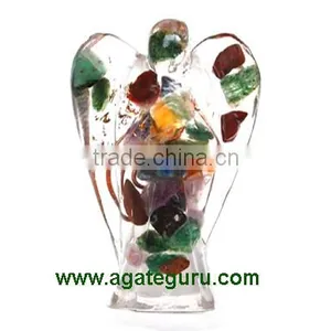 Mix Gemstone Orgonite 2inch Angels : Orgone Angels : Healing Orgone Crystals thumbnail-2