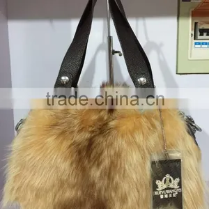Fashion Star Ladies Raccoon Fur Bags Handbag From China Supplier thumbnail-1