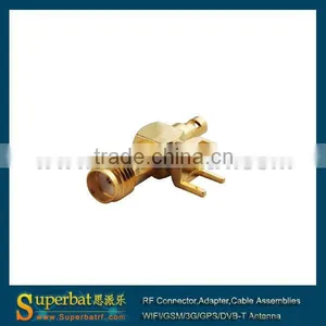 SMA Thru Hole Jack RA PCB Mount Cable1.13mm Adaptor Sma thumbnail-1