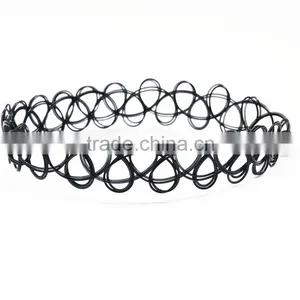 Ebay Seller Latest in Stock Popular Stretch Hot Tattoo Choker Necklace Quality Choice thumbnail-3