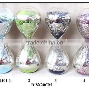 Silvery Glass Sand Timer thumbnail-1